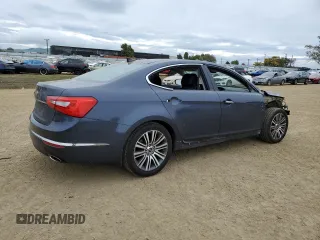 2014 Kia Cadenza Premium z VIN KNALN4D76E5146309, wystawiony jako Copart lot #48039365 z przebiegiem 85 144 mil mil oraz Szkody całkowita. Historia ofert i sprzedaży dostępna na DreamBid. Obrazek 3.