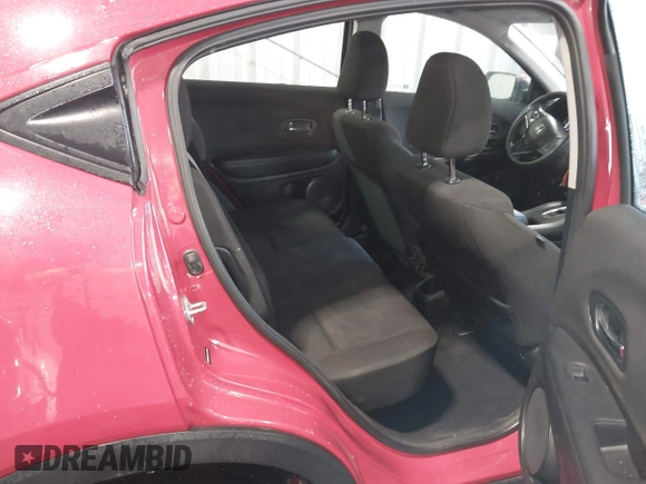2018 Honda HR-V LX with VIN 3CZRU6H39JG703570, listed as a IAAI auction lot 41013552 with 76,509 mi miles. Bid and sale history available at carsss.com. Image 8.