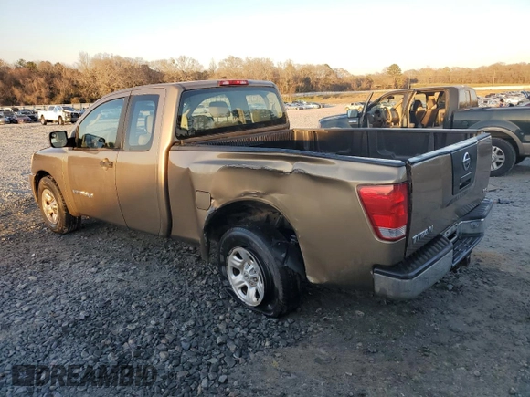2005 Nissan Titan XE with VIN 1N6BA06A75N520497, listed as a Copart auction lot 47412095 with 170,653 mi miles and Salvage Title. Bid and sale history available at carsss.com. Image 2.