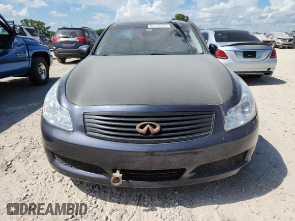 2008 Infiniti G35 Journey with VIN JNKBV61E58M224729, listed as a Copart auction lot 62152085 with 174,720 mi miles and Salvage title. Bid and sale history available at DreamBid. Image 5.