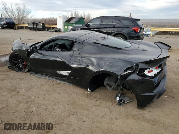 2025 Chevrolet Corvette 1LZ with VIN 1G1YD2D36S5600639, listed as a Copart auction lot 86425904 with 463 mi miles and Salvage Title. Bid and sale history available at DreamBid. Image 2.