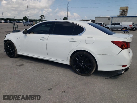 2014 Lexus GS 350 with VIN JTHBE1BLXE5029876, listed as a Copart auction lot 63291515 with 112,904 mi miles and Salvage title. Bid and sale history available at DreamBid. Image 2.