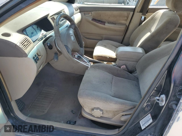 2004 Toyota Corolla CE with VIN JTDBR32EX40052802, listed as a Copart auction lot 55020115 with 239,999 mi miles and Clean Title. Bid and sale history available at DreamBid. Image 7.