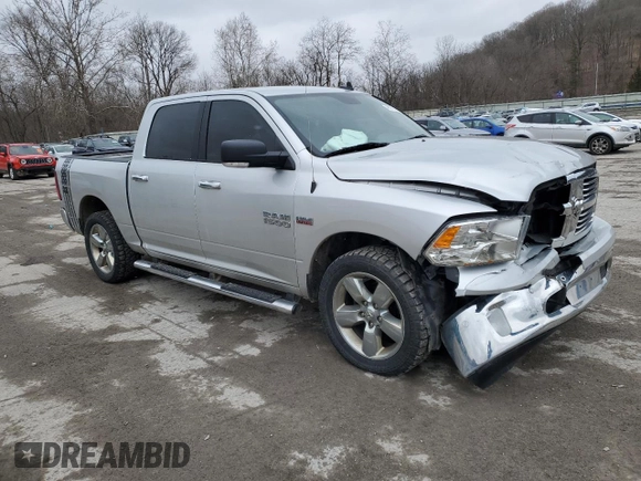 2018 Ram 1500 Big Horn with VIN 3C6RR7LTXJG129752, listed as a Copart auction lot 48072805 with 100,272 mi miles and Salvage Title. Bid and sale history available at carsss.com. Image 4.