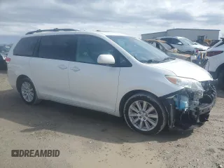 2011 Toyota Sienna XLE with VIN 5TDDK3DC8BS028811, listed as a Copart auction lot 51838095 with 114,506 mi miles and Salvage Title. Bid and sale history available at DreamBid. Image 4.