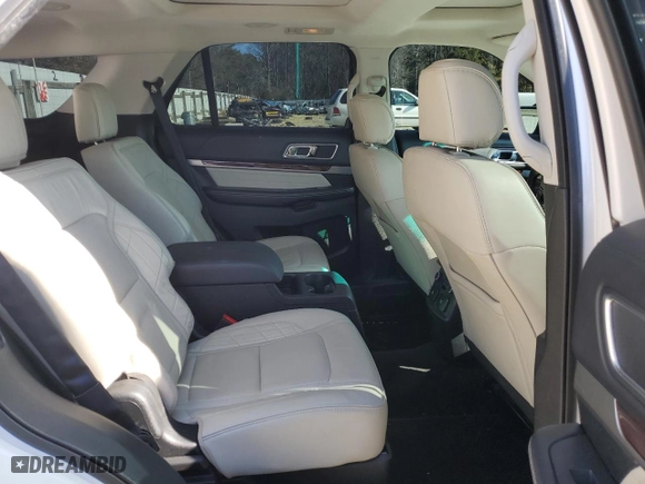 2017 Ford Explorer Platinum with VIN 1FM5K8HT3HGB88122, listed as a Copart auction lot 46646155 with 59,157 mi miles and Salvage Title. Bid and sale history available at carsss.com. Image 11.