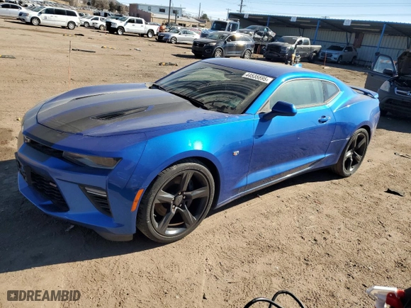 2017 Chevrolet Camaro 2SS with VIN 1G1FG1R7XH0124518, listed as a Copart auction lot 44535595 with NaN miles and Salvage Title. Bid and sale history available at carsss.com. Image 1.