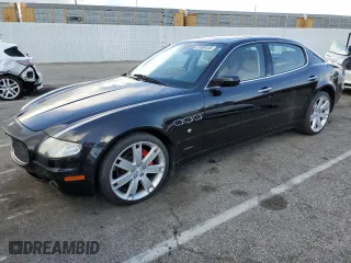 2007 Maserati Quattroporte with VIN ZAMFE39A870031379, listed as a Copart auction lot 51509105 with 58,329 mi miles and Salvage Title. Bid and sale history available at carsss.com. Image 1.