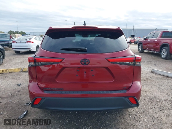2023 Toyota Highlander L z VIN 5TDKDRAH9PS526978, wystawiony jako IAAI lot #40818784 z przebiegiem 82 801 mil mil oraz . Historia ofert i sprzedaży dostępna na DreamBid. Obrazek 16.