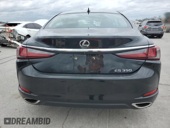 2019 Lexus ES with VIN 58ABZ1B12KU007851, listed as a Copart auction lot 51161375 with 49,757 mi miles and Salvage Title. Bid and sale history available at carsss.com. Image 6.