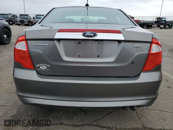 2010 Ford Fusion SEL with VIN 3FAHP0JAXAR249922, listed as a Copart auction lot 51910955 with 216,865 mi miles and Salvage Title. Bid and sale history available at carsss.com. Image 6.