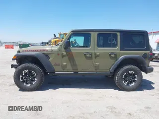 2025 Jeep Wrangler Rubicon with VIN 1C4PJXFN2SW527531, listed as a IAAI auction lot 42267227 with 8,022 mi miles and . Bid and sale history available at DreamBid. Image 14.