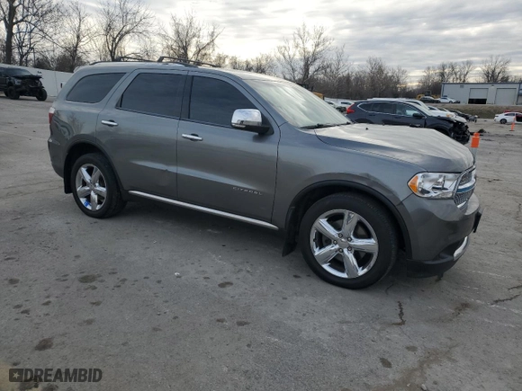 2013 Dodge Durango Citadel with VIN 1C4RDJEG0DC500705, listed as a Copart auction lot 84907274 with 185,300 mi miles and Clean Title. Bid and sale history available at carsss.com. Image 4.