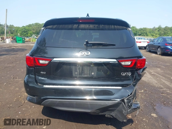 2020 Infiniti QX60 Pure with VIN 5N1DL0MM1LC501807, listed as a IAAI auction lot 42447446 with 37,184 mi miles and . Bid and sale history available at DreamBid. Image 16.