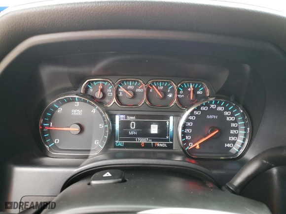 2018 Chevrolet Silverado 1500 LTZ with VIN 3GCUKSEC4JG466182, listed as a Copart auction lot 82242904 with 170,007 mi miles and Clean Title. Bid and sale history available at carsss.com. Image 9.