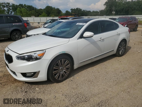2016 Kia Cadenza Premium with VIN KNALN4D79G5207123, listed as a Copart auction lot 69217484 with 126,233 mi miles and Salvage Title. Bid and sale history available at carsss.com. Image 1.