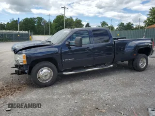 2008 Chevrolet Silverado 3500HD DRW LTZ z VIN 1GCJK33648F168992, wystawiony jako Copart lot #58911685 z przebiegiem 276 144 mil mil oraz Szkoda całkowita • Salvage title. Historia ofert i sprzedaży dostępna na DreamBid. Obrazek 1.