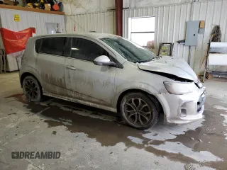2017 Chevrolet Sonic LT with VIN 1G1JD6SB3H4117336, listed as a Copart auction lot 86800864 with 43,508 mi miles and Salvage Title. Bid and sale history available at carsss.com. Image 4.