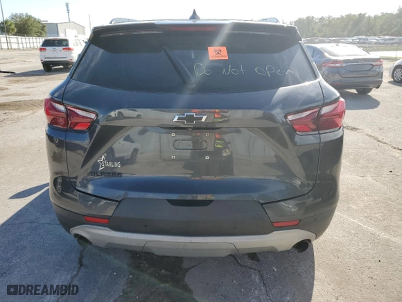 2021 Chevrolet Blazer LT with VIN 3GNKBCRS1MS529486, listed as a Copart auction lot 79970954 with 0 mi miles and Non Repairable. Bid and sale history available at carsss.com. Image 6.