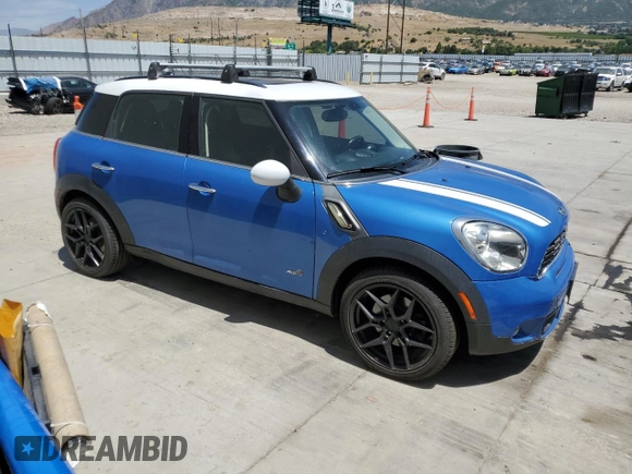2013 MINI Countryman S ALL4 with VIN WMWZC5C58DWP30824, listed as a Copart auction lot 62234645 with 78,938 mi miles and Clean title. Bid and sale history available at DreamBid. Image 4.