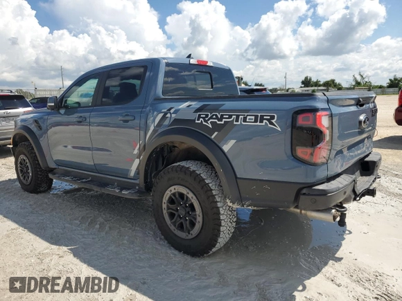 2024 Ford Ranger Raptor with VIN 1FTER4LR4RLE21079, listed as a Copart auction lot 73424754 with 2,141 mi miles and Salvage Title. Bid and sale history available at carsss.com. Image 2.