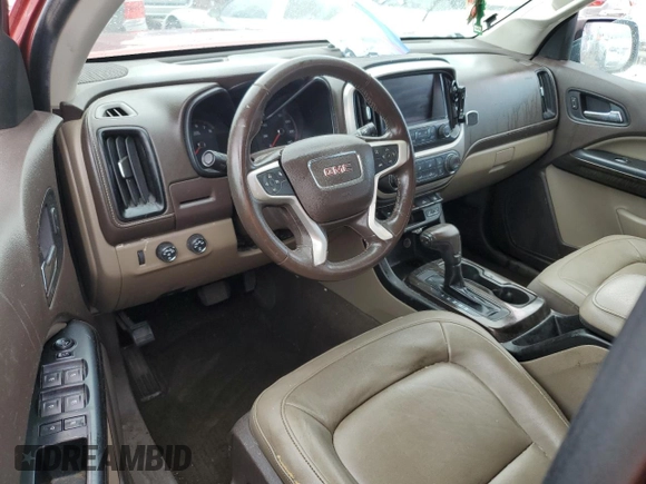 2016 GMC Canyon 4WD SLT with VIN 1GTG6DE32G1353013, listed as a Copart auction lot 75045154 with 0 mi miles and Non Repairable. Bid and sale history available at carsss.com. Image 8.