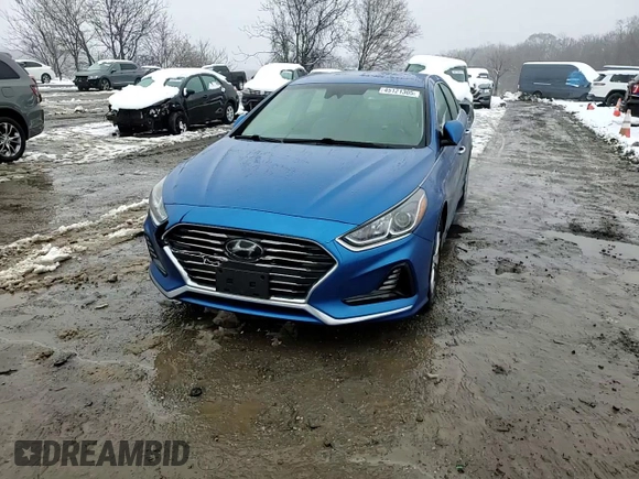 2018 Hyundai Sonata SEL with VIN 5NPE34AF1JH663556, listed as a Copart auction lot 45121305 with 57,941 mi miles and Salvage Title. Bid and sale history available at DreamBid. Image 10.