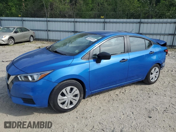 2020 Nissan Versa S z VIN 3N1CN8DV9LL880225, wystawiony jako Copart lot #55391815 z przebiegiem 67 010 mil mil oraz Szkoda całkowita • Salvage title. Historia ofert i sprzedaży dostępna na DreamBid. Obrazek 1.
