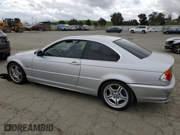 2001 BMW 3 Series 330Ci with VIN WBABN53441JU35456, listed as a Copart auction lot 51002865 with 155,045 mi miles and Salvage Title. Bid and sale history available at carsss.com. Image 2.