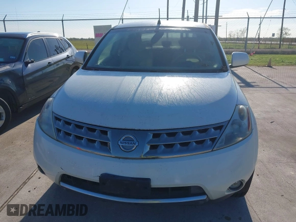 2007 Nissan Murano SL with VIN JN8AZ08T37W518771, listed as a IAAI auction lot 41847803 with 121,054 mi miles and . Bid and sale history available at carsss.com. Image 6.