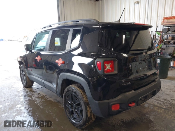 2016 Jeep Renegade Trailhawk with VIN ZACCJBCT9GPC83188, listed as a IAAI auction lot 42565945 with 111,712 mi miles and . Bid and sale history available at DreamBid. Image 3.
