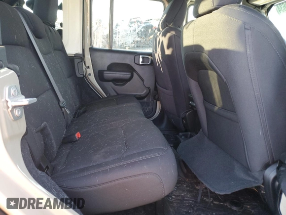 2022 Jeep Wrangler Unlimited Willys with VIN 1C4HJXDNXNW267388, listed as a Copart auction lot 72142634 with 23,631 mi miles and Salvage Title. Bid and sale history available at DreamBid. Image 11.