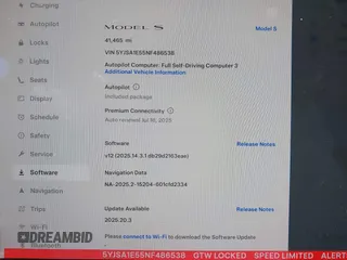 2022 Tesla Model S с VIN 5YJSA1E55NF486538, выставлен на аукционе IAAI как лот 42660966 с пробегом 41 465 миль миль и . История ставок и продаж доступна на DreamBid. Изображение 18.