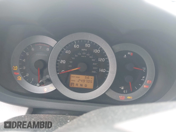 2006 Toyota RAV4 Limited with VIN JTMBK31V165010286, listed as a IAAI auction lot 41913947 with 249,705 mi miles. Bid and sale history available at carsss.com. Image 7.
