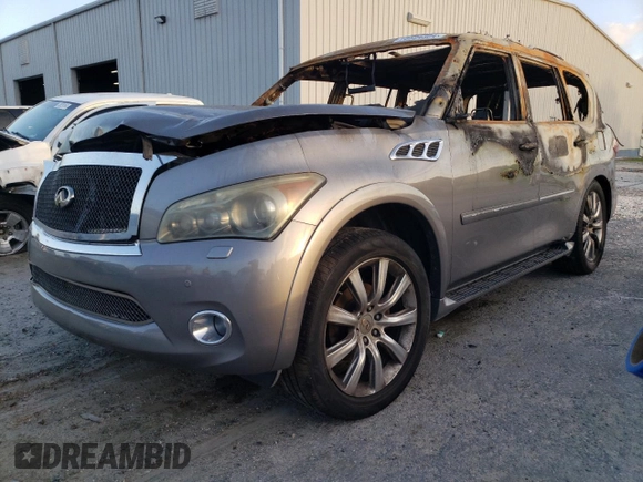 2011 Infiniti QX56 8-passenger with VIN JN8AZ2NC0B9300147, listed as a Copart auction lot 78594304 with Not Provided miles and Non Repairable. Bid and sale history available at carsss.com. Image 1.