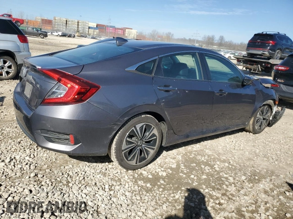 2016 Honda Civic Sedan EX-L with VIN 19XFC1F78GE001832, listed as a Copart auction lot 49682225 with 39,519 mi miles and Salvage Title. Bid and sale history available at carsss.com. Image 3.