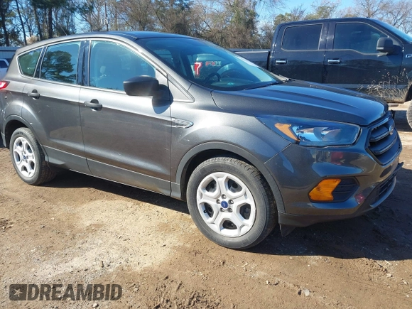 2018 Ford Escape S with VIN 1FMCU0F77JUA84538, listed as a IAAI auction lot 41611602 with 28,284 mi miles and . Bid and sale history available at carsss.com. Image 1.