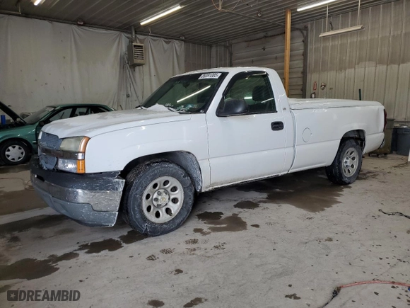 2005 Chevrolet Silverado 1500 Work Truck with VIN 1GCEC14X95Z180219, listed as a Copart auction lot 89391085 with 215,056 mi miles and Clean Title. Bid and sale history available at carsss.com. Image 1.