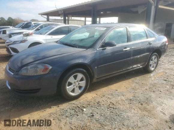 2008 Chevrolet Impala LT with VIN 2G1WT58K389257071, listed as a Copart auction lot 85918114 with 202,660 mi miles and Salvage Title. Bid and sale history available at DreamBid. Image 1.