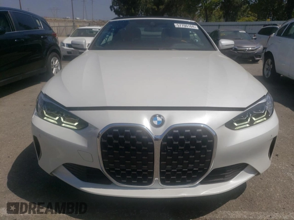 2023 BMW 4 Series 430i with VIN WBA23AT01PCL49918, listed as a Copart auction lot 81709604 with 17,371 mi miles and Salvage Title. Bid and sale history available at carsss.com. Image 5.