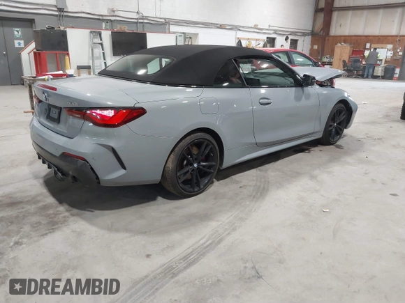 2023 BMW 4 Series 430i xDrive with VIN WBA43AT02PCM45372, listed as a IAAI auction lot 41736410 with 16,695 mi miles and . Bid and sale history available at DreamBid. Image 4.