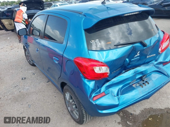 2019 Mitsubishi Mirage ES with VIN ML32A3HJ7KH011198, listed as a IAAI auction lot 42528952 with 106,709 mi miles and . Bid and sale history available at DreamBid. Image 3.
