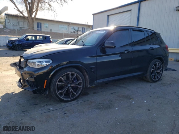 2020 BMW X3 M Competition with VIN 5YMTS0C0XL9B36939, listed as a Copart auction lot 82792093 with 0 mi miles. Bid and sale history available at carsss.com. Image 1.
