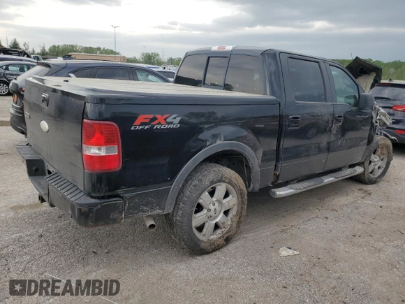 2007 Ford F-150 XLT with VIN 1FTPW14V87FB87620, listed as a Copart auction lot 51281844 with 0 mi miles and Salvage Title. Bid and sale history available at carsss.com. Image 3.