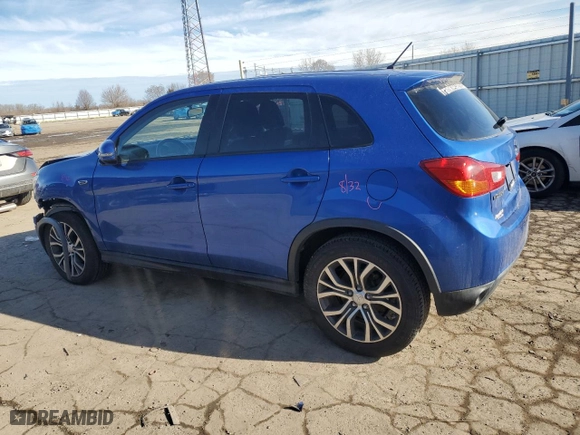 2016 Mitsubishi Outlander Sport 2.0 ES with VIN JA4AR3AU6GZ027491, listed as a Copart auction lot 45883455 with 53,758 mi miles and Salvage Title. Bid and sale history available at carsss.com. Image 2.