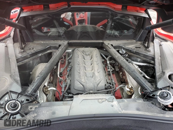 2023 Chevrolet Corvette 2LT with VIN 1G1YB2D44P5116636, listed as a Copart auction lot 86659504 with 2,027 mi miles and Salvage title. Bid and sale history available at DreamBid. Image 11.