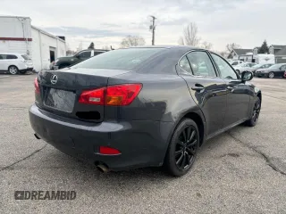 2006 Lexus IS 250 with VIN JTHCK262062006386, listed as a Copart auction lot 52054335 with 194,983 mi miles and Clean Title. Bid and sale history available at DreamBid. Image 4.