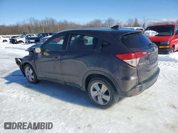 2019 Honda HR-V EX-L with VIN 3CZRU6H7XKM717029, listed as a Copart auction lot 46498375 with 36,609 mi miles and Salvage Title. Bid and sale history available at carsss.com. Image 2.