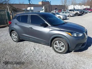 2020 Nissan Kicks S with VIN 3N1CP5BV6LL526397, listed as a IAAI auction lot 41679283 with 65,871 mi miles. Bid and sale history available at carsss.com. Image 1.