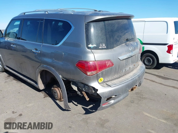 2012 Infiniti QX56 7-passenger z VIN JN8AZ2NE9C9016633, wystawiony jako IAAI lot #41651897 z przebiegiem 191 558 mil mil oraz . Historia ofert i sprzedaży dostępna na DreamBid. Obrazek 6.
